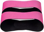 HANABASS Elastic Swim Headband Set 2 Pcs Waterproof Anti-skid Comfortable for Swimming Bathing Yoga and Travel