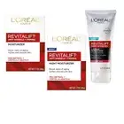 L'Oreal Revitalift Anti-Wrinkle Day & Night Moisturizer + Cleansing Gel Glycolic