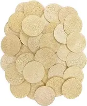 36 pcs/Set Natural Exfoliating Face Pad Loofah Sponge Facial Brush - Makeup Remover - Shower Scrubber - Remove Dead Skin - Body Bath Spa for Men & Women - Renewable Resource - Pack of 36
