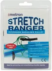 [Metron] Stretch Ranger Overdoor Shoulder Pulley, Increases Range of Motion, Strengthen Muscles to Help Prevent Shoulder Injuries, Simple and Easy to Use Ideal for Home Use, Speeds Up Recovery Process, Over-The-Door Pulley