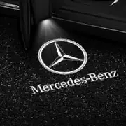 2x Car Door Led Projector For Mercedes Benz Gls/glc/glb/gla/a/b/c/e- Lucky_b Custom Logo Light 1