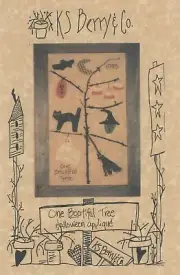 KS Berry & Co. One Bootiful Tree Halloween Applique Embroidery Pattern