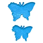2 Pcs Epoxy Resin Coffee Placemat Molds Suitable for Home Decor Table Wine Tray