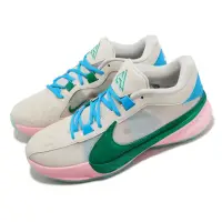 在飛比找momo購物網優惠-【NIKE 耐吉】籃球鞋 Freak 5 EP 粉 綠 藍 
