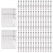 100pcs Exacto Knife Blades #17 Hobby Knife Replacement Blades Refills