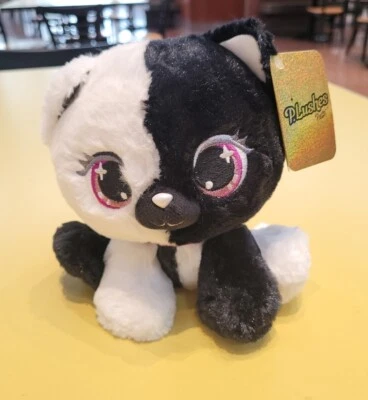 Gund P.Lushes Pets Lady Luna Cat Plush Black and White Brand New