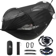 Miztli Camping Hammock -Portable Hammock w/Spacious Net & Tree Straps w/Adjutabl