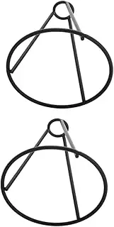 ROMISBABA 2pcs Metal Holder: Holder Rack Organizer for Avocado Triangular Metal Bracket for Indoor Plant Propagation