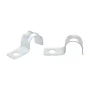 15/32" EMT One Hole Strap Pipe Strap Zinc-Plated Steel Reinforced Rib 20PCS