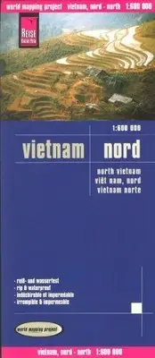 VIETNAM NORTH 1:600,000 TRAVEL MAP, WATERPROOF, GPS By Reise Knowhow *BRAND NEW*