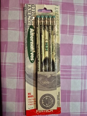 Alternatives Pentech Pencils Big Bucks Retro 90s 1990s Pencil New Vintage 1996