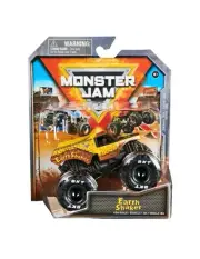 Monster Jam EARTH SHAKER 1:64 Scale | Black Wheels SPIN MASTER Monster Truck