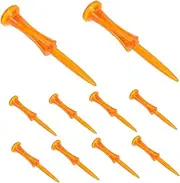 WOONEKY 10pcs 83 Golf Thunder Sticks Noise Maker Golf Tool Golf Short Tees Martini Golf Tees Golf Ball Case Golf Hole Golf Shoe Spikes Golf Club Brush Alignment Stick Tee