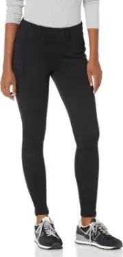 Amazon Essentials Women's Black Pull-On Knit Jegging Short S