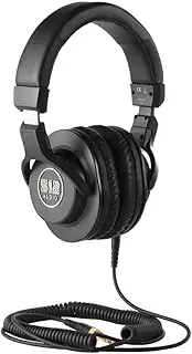 512 Audio Academy Over-Ear, Closed-Back Studio Monitor Headphones for Recording, Podcasting or Broadcasting
