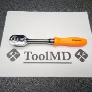 Snap-on Tools USA NEW ORANGE 3/8" Drive Hard Grip Fixed Head Ratchet FHD80