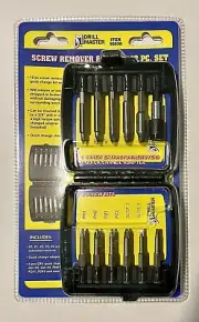 NEW Drill Master 12-piece Screw Remover & Quick Change Bit Set with Case