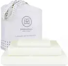 Twin Bed-Sheets - 800 Thread Count Jacquard Celine Ivory 100% Natural Cotton 3 P