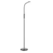 Timothy Black Modern Contemporary Post Floor Lamp
