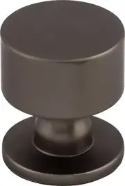 Top Knobs TK821AG Lily Knob 1 1/8 Inch - Ash Gray