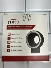 NEW JINTU Lens Adapter Ring EF-EOS M Auto-Focus Lens Mount for Canon-EF/EF-S...