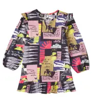 [Scotch & Soda Kids] Scotch & Soda Kids Printed cotton dress Y 14 multicoloured