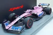 Alpine A522 No.14 9th Bahrain GP 2022 Fernando Alonso in 1:18 scale by Spark