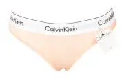 CK CALVIN KLEIN women's briefs visible elastic pant with logo stretch cotton und