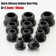 Silicone Rubber Snap-on Hole Plug 2.5mm~30mm Blanking End Caps Tube Pipe 10 Pcs A 17mm