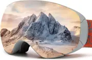 XCMAN Ski Snowboard Goggles UV Protection anti Fog Snow Goggles for Men Women Yo