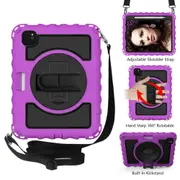 For iPad Pro 11in (2022,2021,2020,2018) Case,Armour Case,360 Handle,Purple