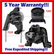 K181 Fits 2000-2005 Toyota Echo 1.5L Motor & Trans Mount 3pc A7288 A7228 A7260 (for: Toyota)
