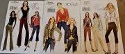 3 Easy Vogue Patterns Jackets Pants Capris Sz 6-12 UCFF