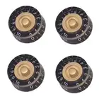 Practical Guitar Knobs Volume Accessories Black Gold For Les Paul LP Guitars