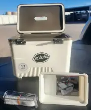 ENGEL Dry Box Cooler 13 QT Mike's Lemonade Hard Sided White Chocolate Color