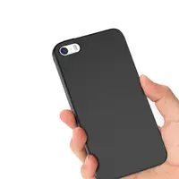在飛比找蝦皮購物優惠-蘋果4S 手機殼 純黑色 iPhone4/4S 保護套 i5