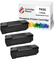 3-Pack Non-Genuine Toner Cartridge for Kyocera TK-55 (15000 Pages) for Kyocera FS1920