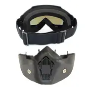 Tactical Full Face Mask Bike Eyewear Goggles