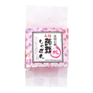 (現貨)日本 函館しゃぼん 蒟蒻洗顏皂 甜瓜/大豆/桃/麦酒/昆布・金【Mr.QQ】