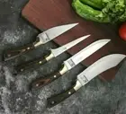 Boning Slicing Knife Set Handmade Forged Stainless Steel Full Tang Wood Handle L