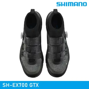 SHIMANO SH-EX700 GTX 防水SPD自行車卡鞋-黑色 / 透氣、防水 GORE-TEX
