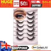 Lashes Mink False Eyelashes Natural Wispy Lashes Soft Faux Mink Lashes Fluffy Fa