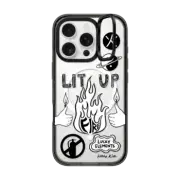 iPhone 16 Pro Impact Ring Stand Case MagSafe Compatible 5 Elements : FIRE