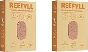 Reefyll Foaming Hand Soap 5 Refill Tablets, Dissolvable Plastic Free Hand Wash Pods, Just Add Water to Transform to Velvety Foam, Juicy Orange Scent Duo Pack