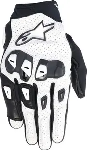 Alpinestars SP X 7, gloves , color: White/Black , size: XXL