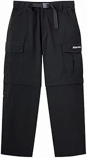 [Jackson] Durable Water Repellent Zip Off Cargo Pants BLK Black XL
