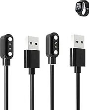 yystao (Pack of 2) Cable for CATGIFF S28K Smart Watch 1.75 Inch, Sturdy Magnetic USB Charging Cable Compatible with CATGIFF S28K