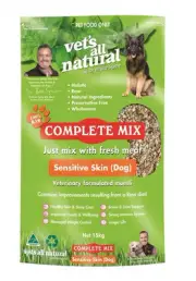 Vets all Natural Complete Mix Sensitive Skin 1kg (Dr Bruce)