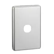 Clipsal Classic C2000 Series Plate Cover 1 Gang Brushed Aluminium - C2031C-BA