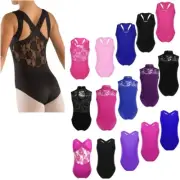 Girls Ballet Leotard Dancewear Kids Gymnastics Dance Jumpsuit Unitard Costumes